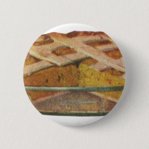 Oude Gerechten, Dessert, Thanksgiving Pompoentaart Ronde Button 5,7 Cm