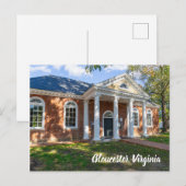 Oude gerechtsgebouw in Gloucester, Virginia Briefkaart (Voorkant / Achterkant)