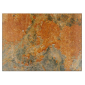 Oude geroosterde ijzermetalen snijplank (Voorkant)