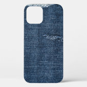 Oude gescheurde denim: jeans textuur. Case-Mate iPhone case (Achterkant)