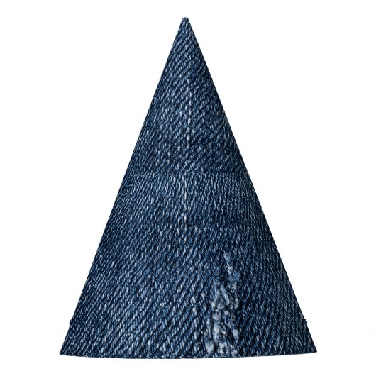 Oude gescheurde denim: jeans textuur. feesthoedjes (Voorkant)