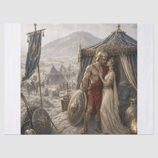 Oude geschiedenis tissuepapier (Voorkant)