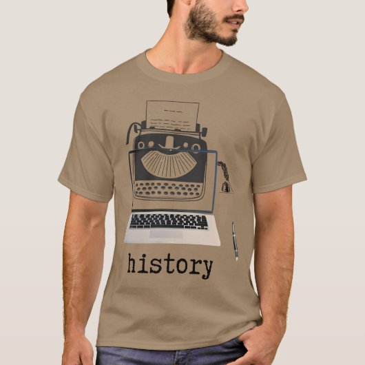 Oude geschiedenis vrienden t-shirt (Voorkant)