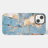 Oude geschilderde baksteen iPhone hoesje (Achterkant horizontaal)