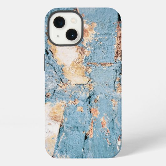 Oude geschilderde baksteen iPhone hoesje (Achterkant)