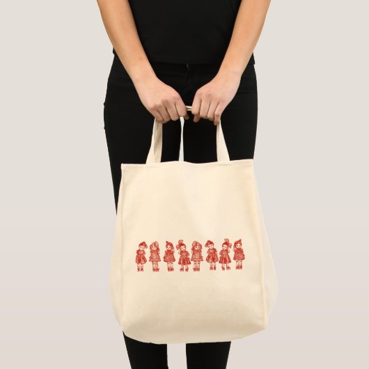 Oude gesmolten dollen tote bag (Voorkant (product))
