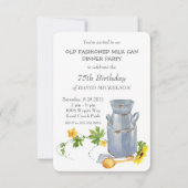 Oude gesmolten melk kan een feest eten aankondiging (Voorkant)