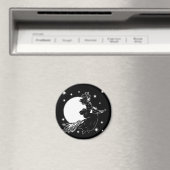 Oude gestekte heks magneet (Insitu (Vaatwasser))