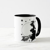 Oude gestekte heks mok (Voorkant rechts)