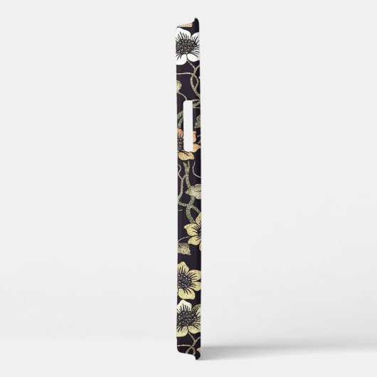 Oude gestructureerde anemoon bloem achtergrond | Case-Mate iPhone case (Achterkant / Rechts)