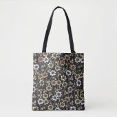Oude gestructureerde anemoon bloem achtergrond | tote bag (Voorkant)