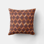 Oude gestructureerde Chevron-patroon Retro naadloo Kussen (Achterkant)