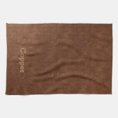 Oude getextureerde minima koper theedoek (Horizontaal)