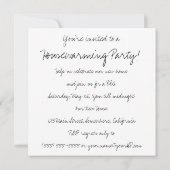 Oude getrouwden, Grappig huis warming feestje Kaart (Achterkant)