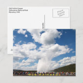 Oude getrouwe Geyser Briefkaart : Yellowstone Nat' (Voorkant / Achterkant)