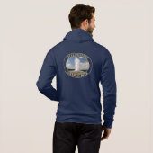 Oude getrouwe Geyser in Yellowstone National Park Hoodie (Achterkant volledig)