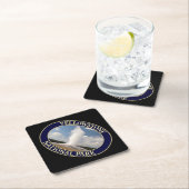 Oude getrouwe Geyser in Yellowstone National Park Kartonnen Onderzetters (Insitu)