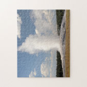 Oude getrouwe Geyser in Yellowstone National Park Legpuzzel (Verticaal)