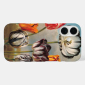 Oude gevarieerde tulp bloemen in een landschap Case-Mate iPhone case (Achterkant (horizontaal))