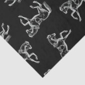 Oude gevesdroogde paarden printpatroon Boerderij Tissuepapier (Detail)