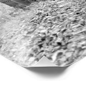 Oude, gevesdroogde rode stoomtrein foto afdruk (Hoek)