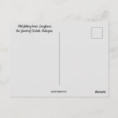 Oude Gevist boot Langkawi Malyasia Briefkaart (Achterkant)