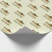 Oude Gevist Gezegde Brook Trout Cadeaupapier (Hoek)