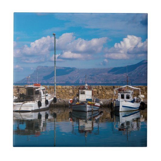 Oude Geviste havenhaven Tegeltje (Voorkant)