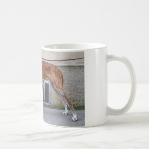 Oude gevlekte Greyhound Koffiemok
