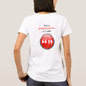 Oude Gezegde — Officiële jan 09 T-Shirt (Achterkant)