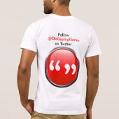 Oude Gezegde — Officiële januari 09 T-Shirt (Achterkant)