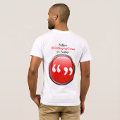 Oude Gezegde — Officiële januari 09 T-Shirt (Achterkant volledig)