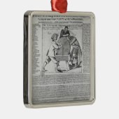 Oude Gezegden en voorspellingen Metalen Ornament (Rechts)