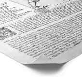 Oude Gezegden en voorspellingen Poster (Hoek)