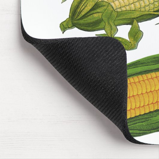 Oude Gezonde Groenten Voedsel, Verse Maïs op de Ko Muismat (Hoek)