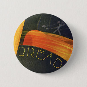 Oude Gezonde Voedingsmiddelen, Volkoren Tarwebrood Ronde Button 5,7 Cm