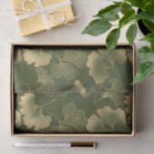Oude Ginkgo-bladpatroon Tissuepapier (Geschenk)