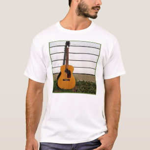 Oude gitaar t-shirt