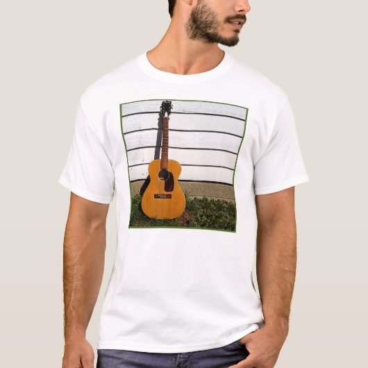 Oude gitaar t-shirt (Voorkant)