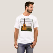 Oude gitaar t-shirt (Voorkant volledig)