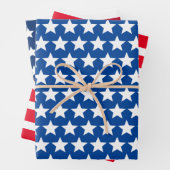 Oude glasstrips en stripes inpakpapier vel (In situ)