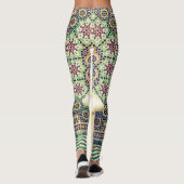 Oude glazuur leggings (Achterkant)