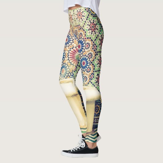Oude glazuur leggings (Links)