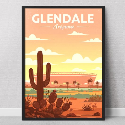 Oude Glendale Arizona Poster