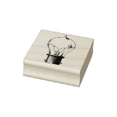 oude gloeilamp Rubberstempel (Stempel)
