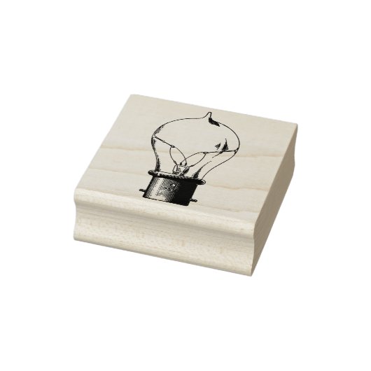  oude gloeilamp Rubberstempel (Stempel)