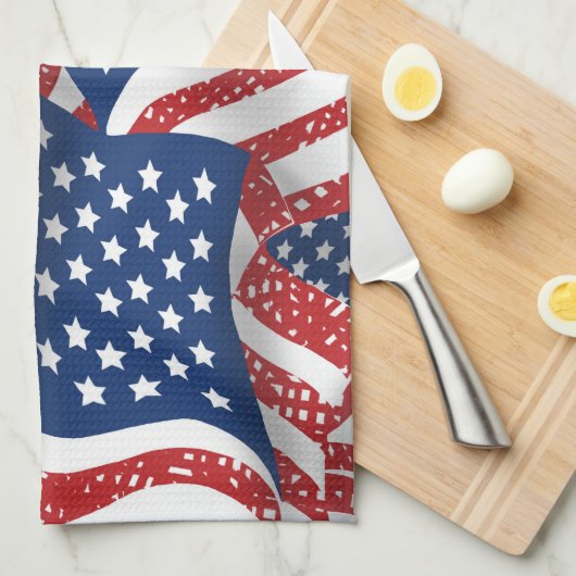 Oude Glorie Alle Amerikaans - Vlag van de VS - Vie Theedoek (Quarter Fold)