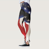 Oude glorie, Amerikaanse vlag, Amerika, patriottis Leggings (Links)
