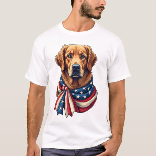 Oude Glorie Golden Retriever Vintage T-shirt 2