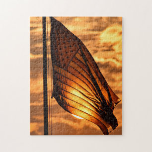 Oude glorie in de Sunset - 11x14 - 252 pcs. Puzzel Legpuzzel